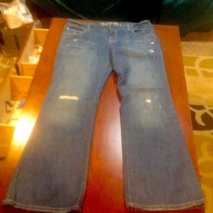 American eagle favorite boyfriend size 14 tall